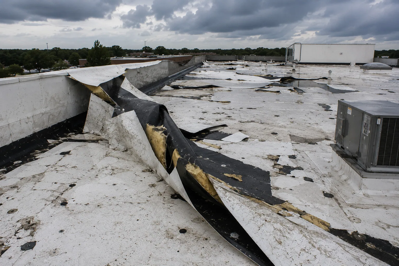 Wind Damage Roof Repair in Waterbury, CT