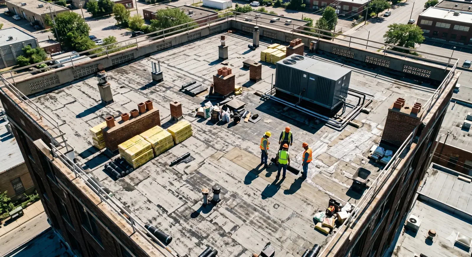 Commercial Roof Inspection in Waterbury, CT